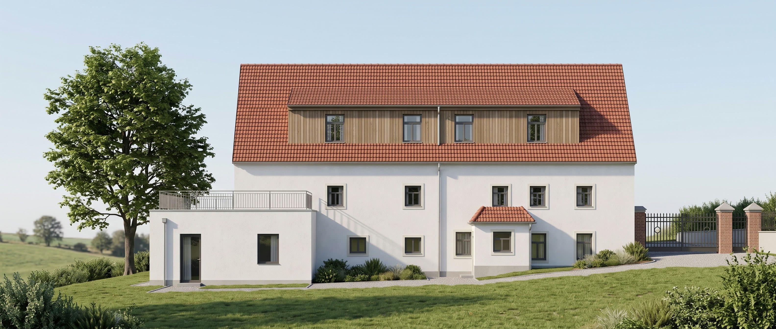 Haus am Brunnen — Ansicht West
